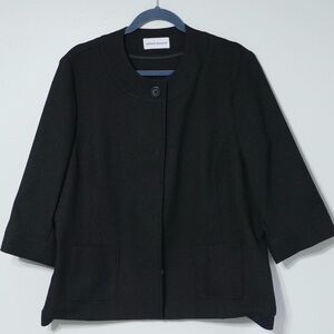 Alfred Dunner Classic Black Women's Blazer